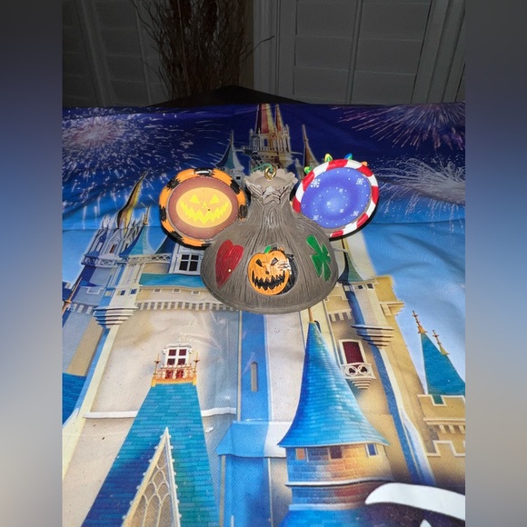 Disney Parks Nightmare Before Christmas Light Up Ear Hat Ornament